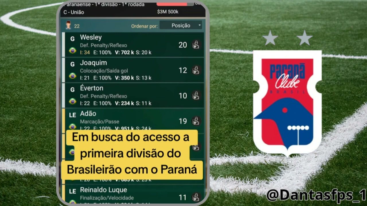 O MILAGRE DO PARANÁ CLUBE! Da Série D para a Elite no Brasfoot!