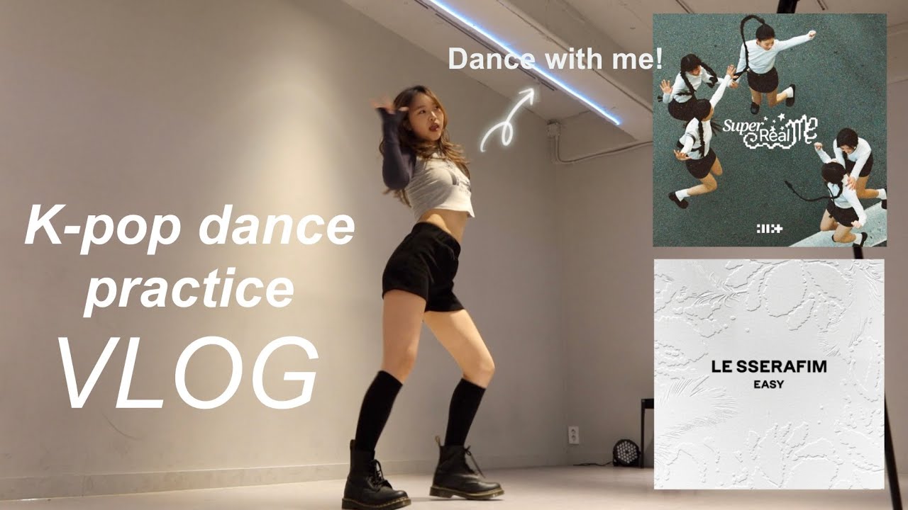 k-pop dance practice vlog! (Le Sserafim, ITZY, Illit, BabyMonster and more)