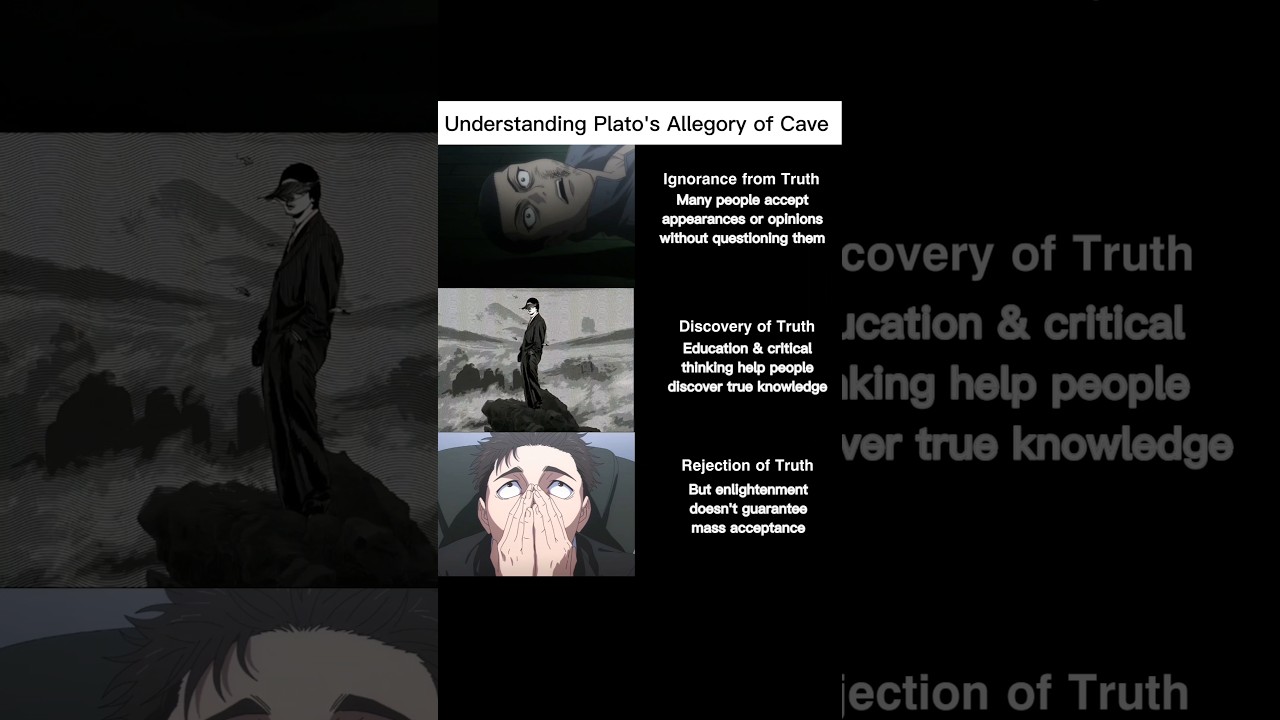Plato's Allegory of Cave #anime #manga #jjk #philosophy #psychology