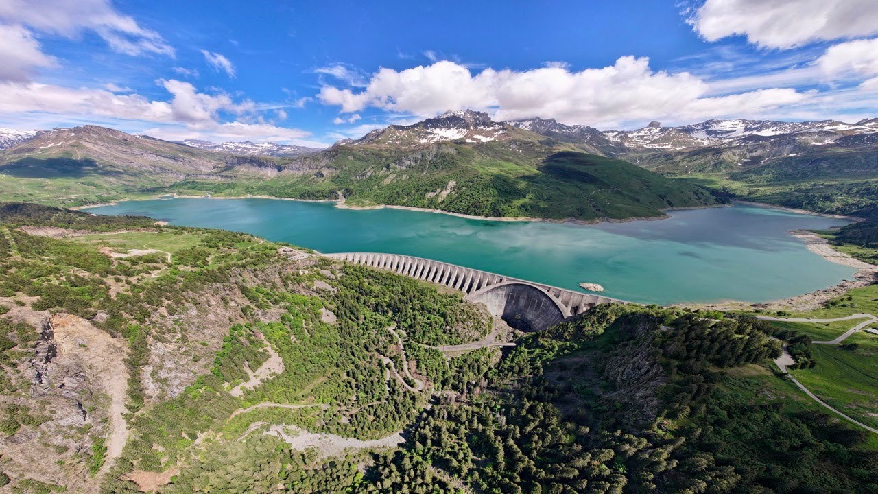 LAC DE ROSELEND┃BEAUFORT┃SAVOIE┃AUVERGNE RHÔNE-ALPES ┃DRONE DJI AIR 2S┃CINEMATIC VIDEO 4K