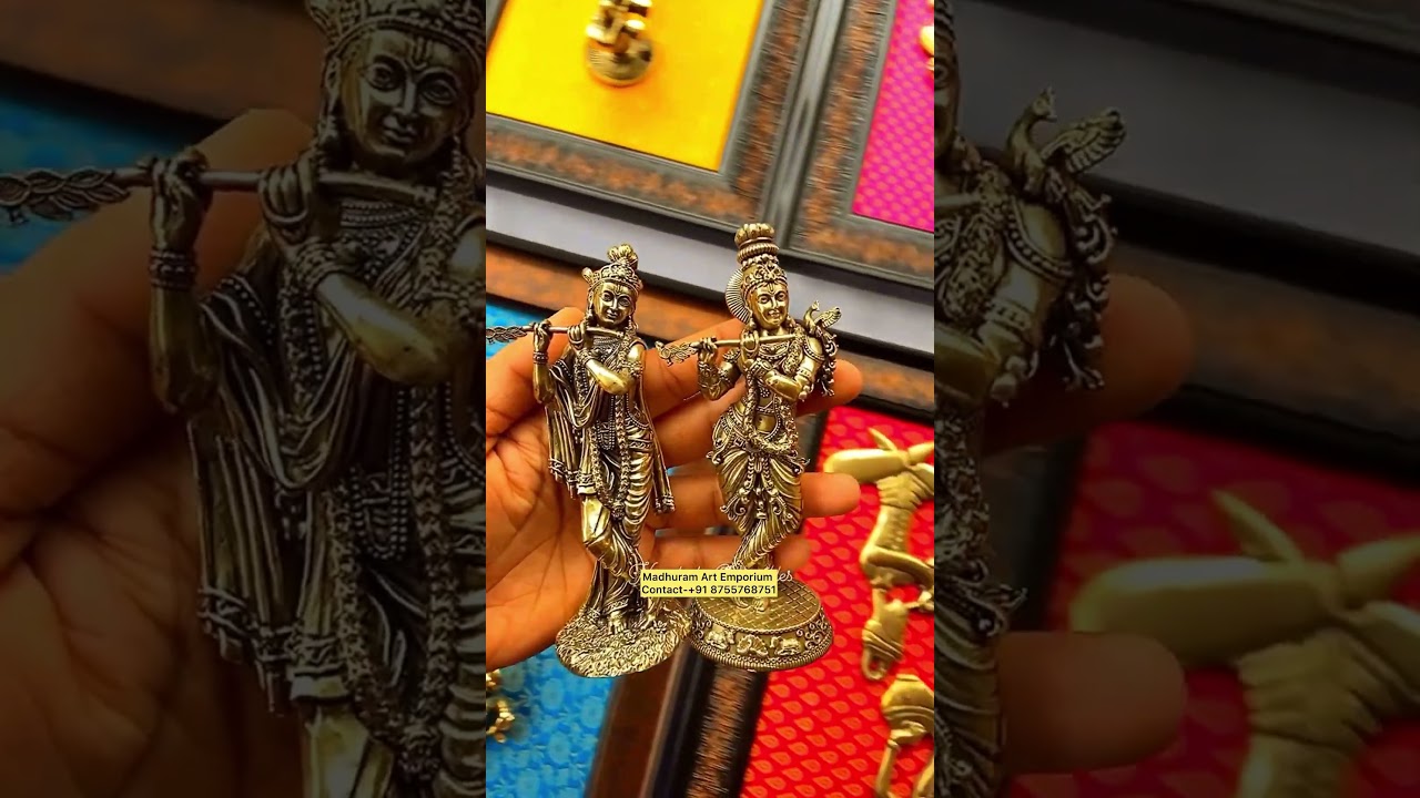 Brass krishna idol #krishna #radhakrishna #brass #idols #usa #hyderabad #chennai #bangalore #pune