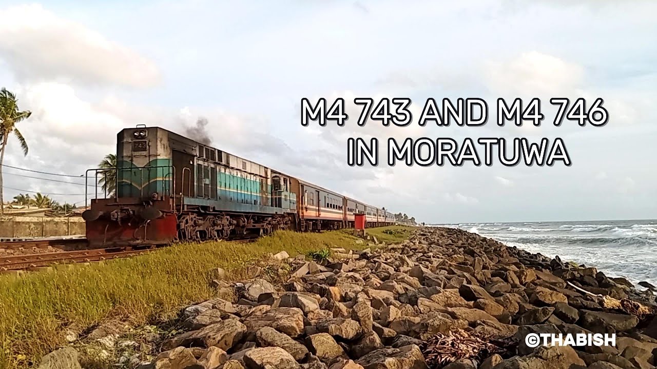 Class m4 743 and m4 746 running down the coastal line in lunawa
