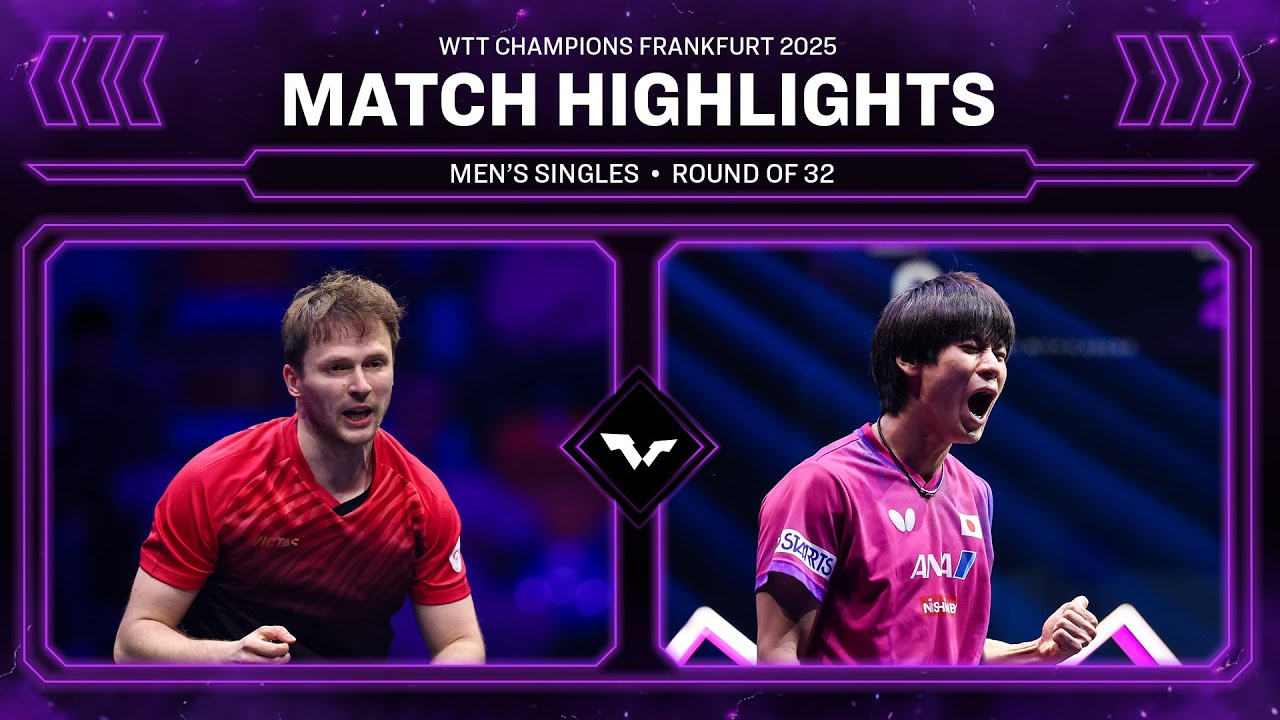 Benedikt Duda vs Shunsuke Togami  | MS R32 | #WTTFrankfurt 2025