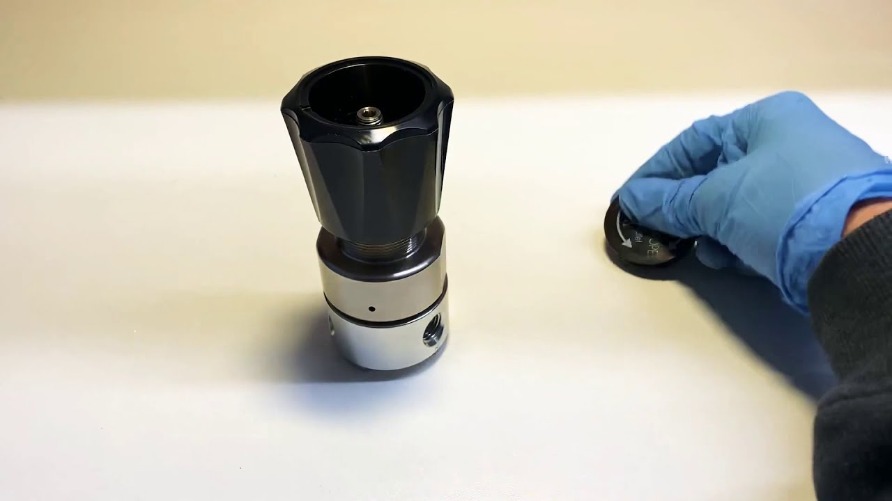 TESCOM Druckminderer gegen Druckverstellung sichern