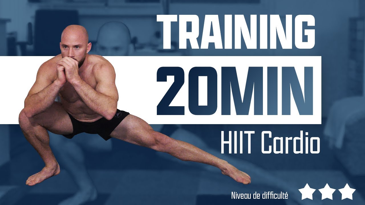 ENTRAÎNEMENT CARDIO HIIT SANS MATERIEL (20MIN)