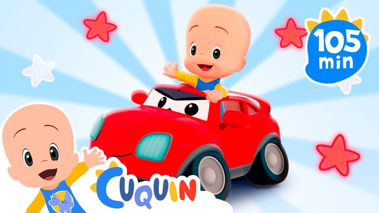 Carros coloridos do Cuquin: Aprende as formas com Cuquin 🚘 Desenhos animados para bebês