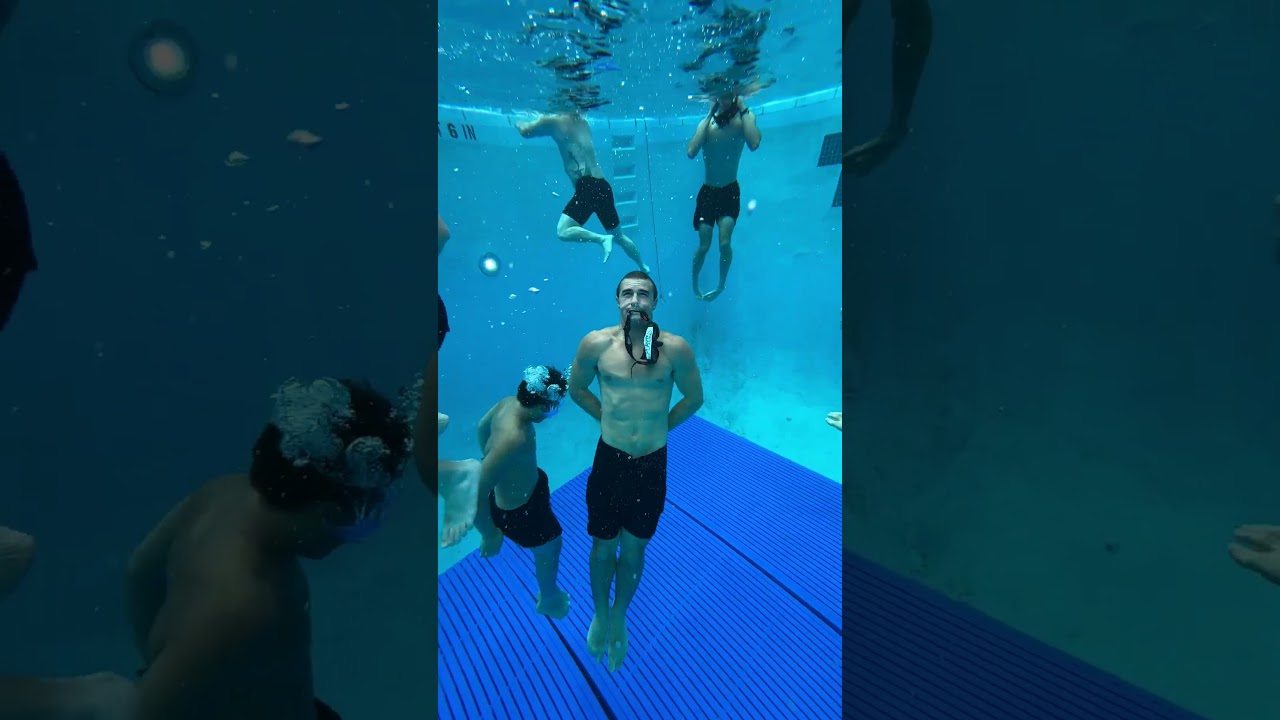 Special Operations candidates practice bobbing at SOCOM Athlete Hell Day
