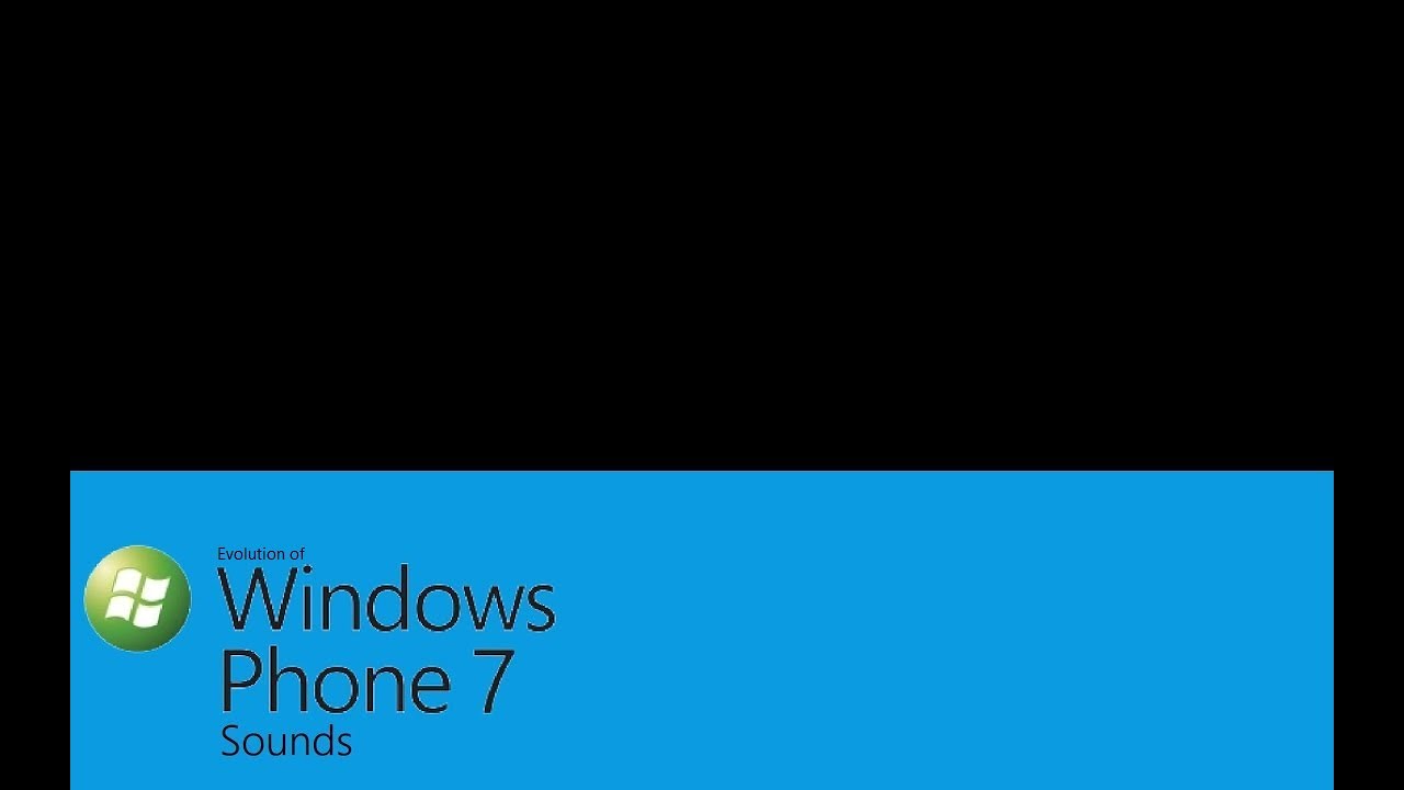 Evolution of Windows Phone 7 Sounds