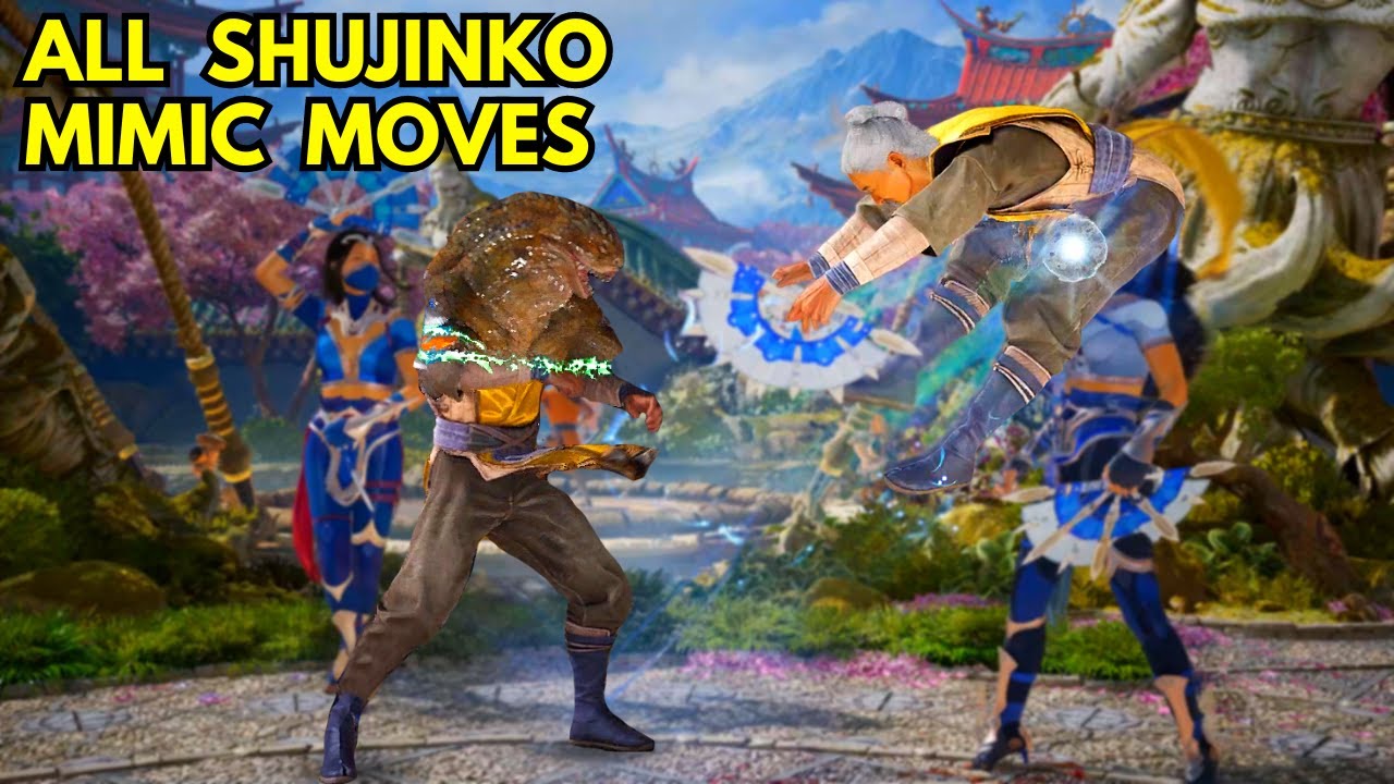 Every Possible Move That Shujinko Can Mimic - MK1 Showcase