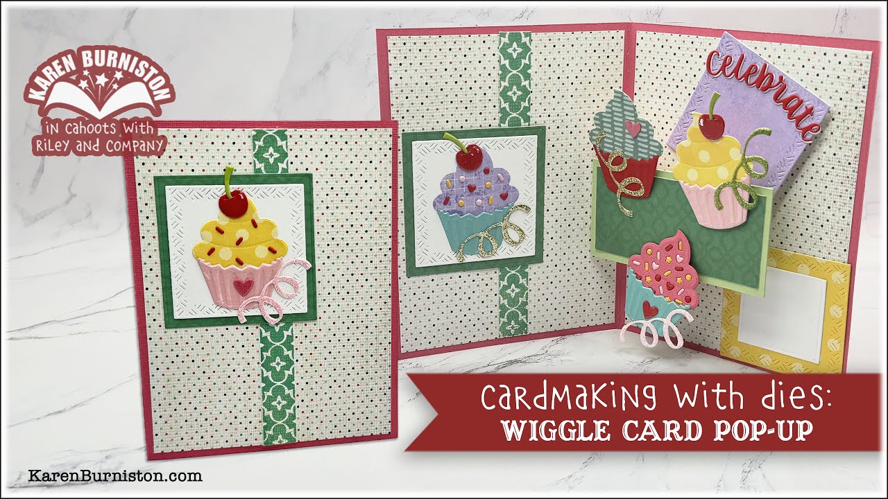 Cardmaking with Dies: Wiggle Card Pop up