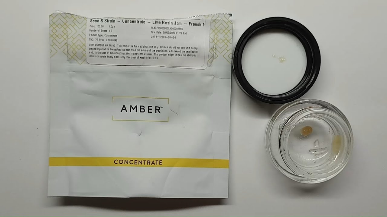 Amber French Macron Live Rosin Jam Review