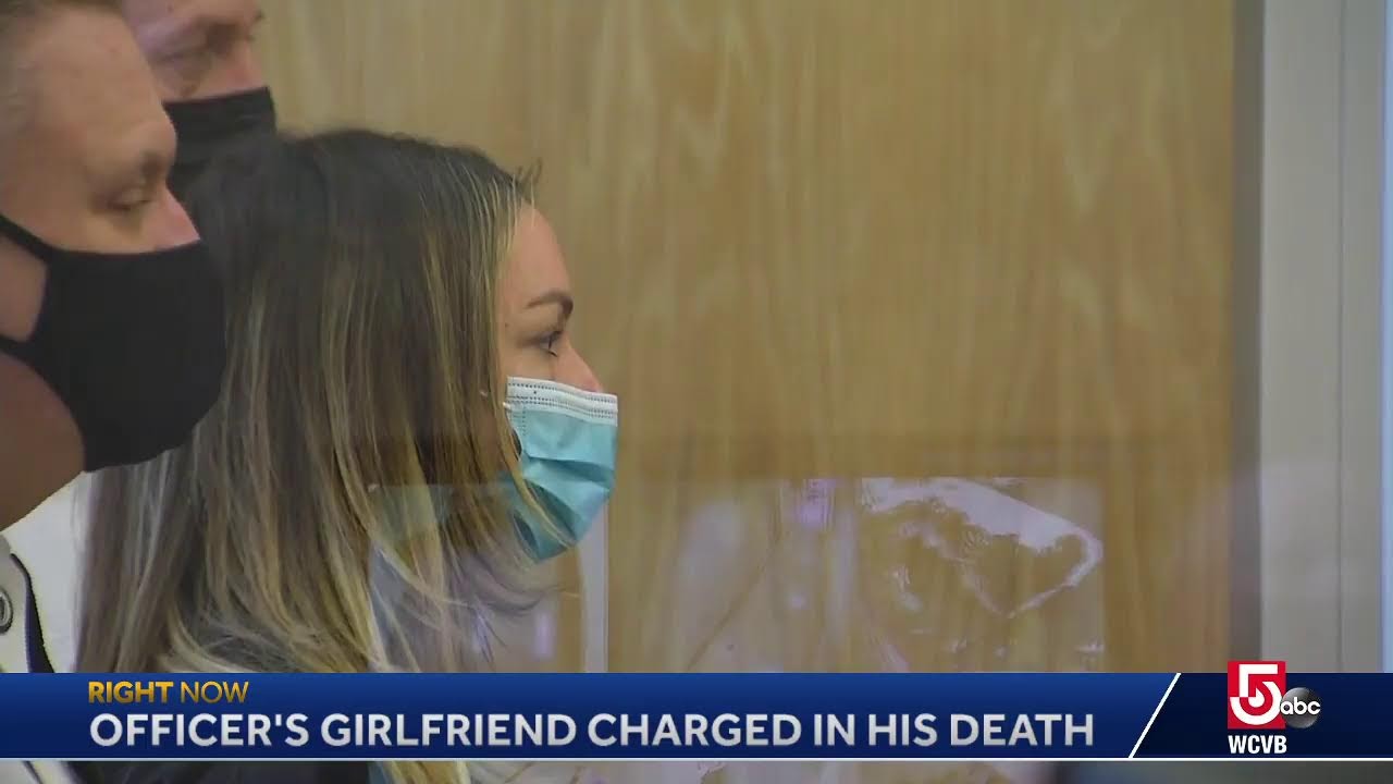 Appearing in court right now is the girlfriend of a police officer who was found dead during the …