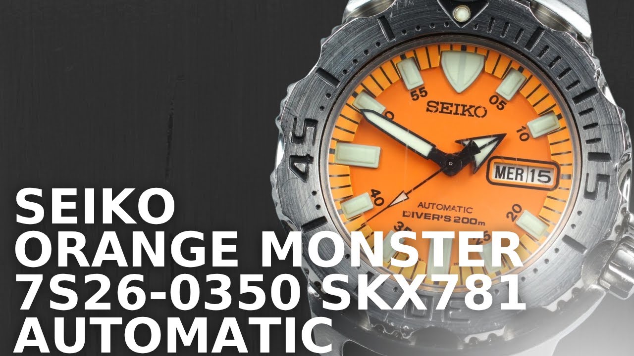 SEIKO Orange Monster 7S26-0350 SKX781 Automatic