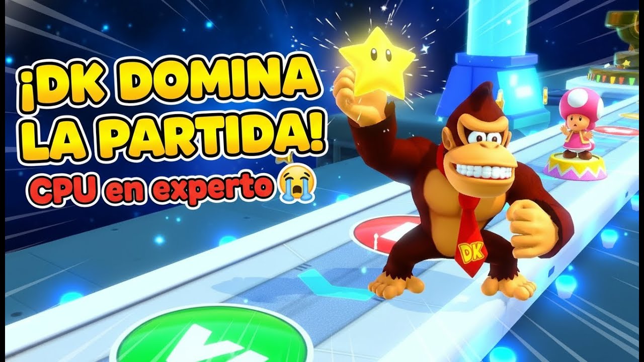 “Mario Party Superstars: CAOS TOTAL en la Estación Espacial 🚀 (CPU Experto)”