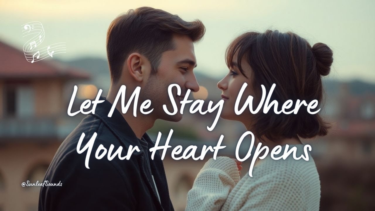 🎵 Let Me Stay Where Your Heart Opens | Emotional Love Ballad Lyric Video