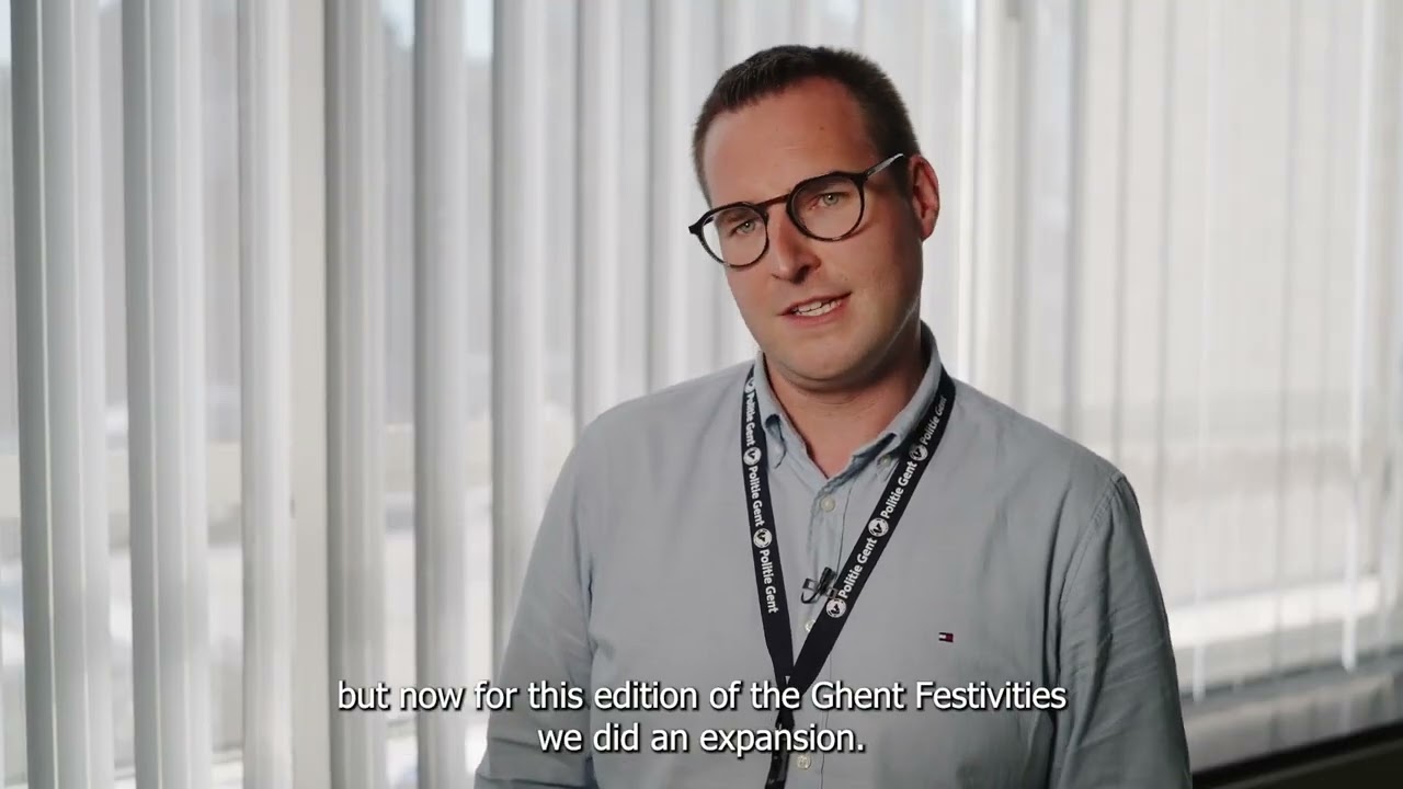 Command center 'Gentse Feesten' Ghent, Belgium