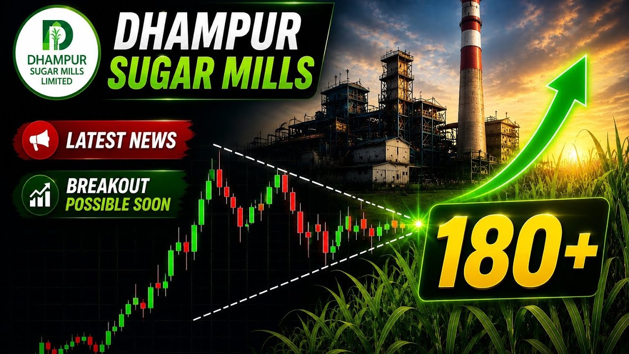 Dhampur Sugar Mills Latest News | Breakout Confirmed? 180+ Target Soon | Stock Analysis 2026