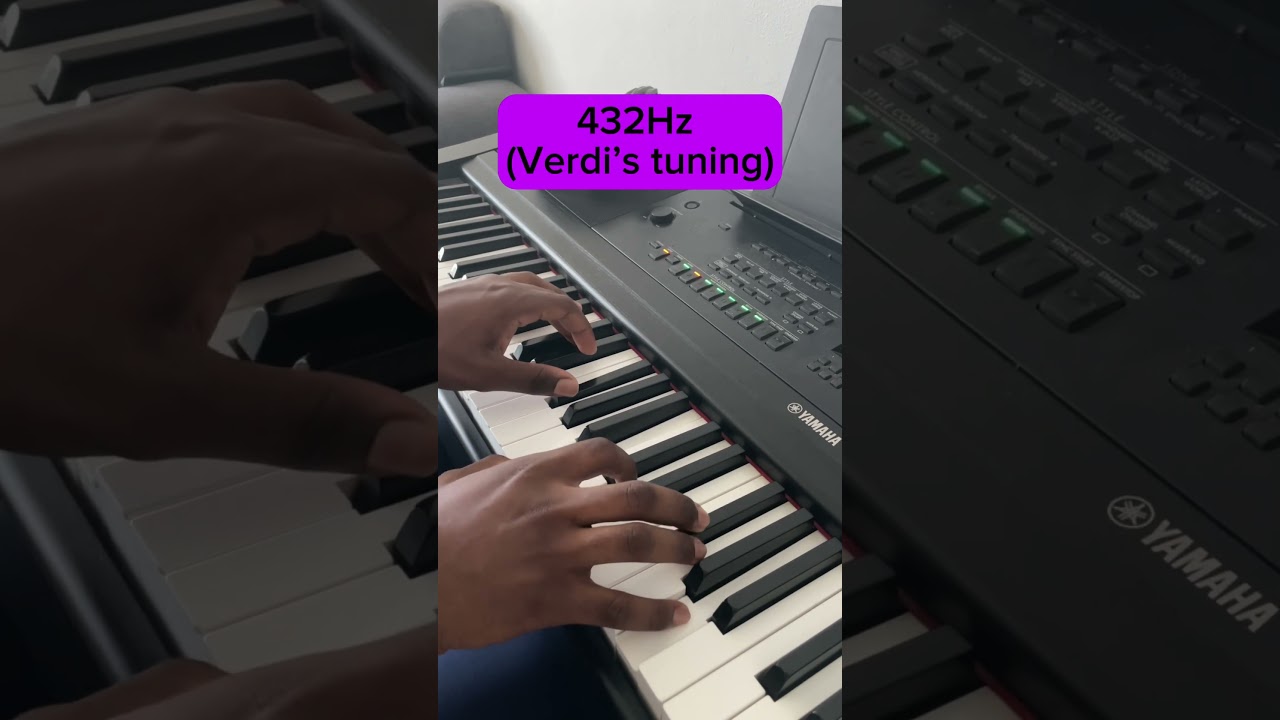 Which one sounds the best? #tuning #pianotuning #frequencies #musicaltunings #piano