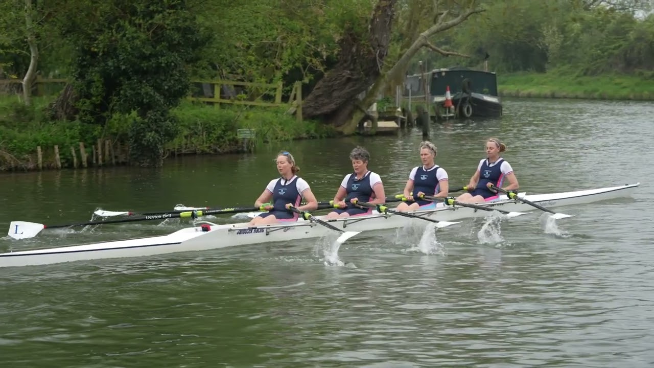 Peregrines Coxless 127, Division 1, Head of the Cam 2025 slow motion