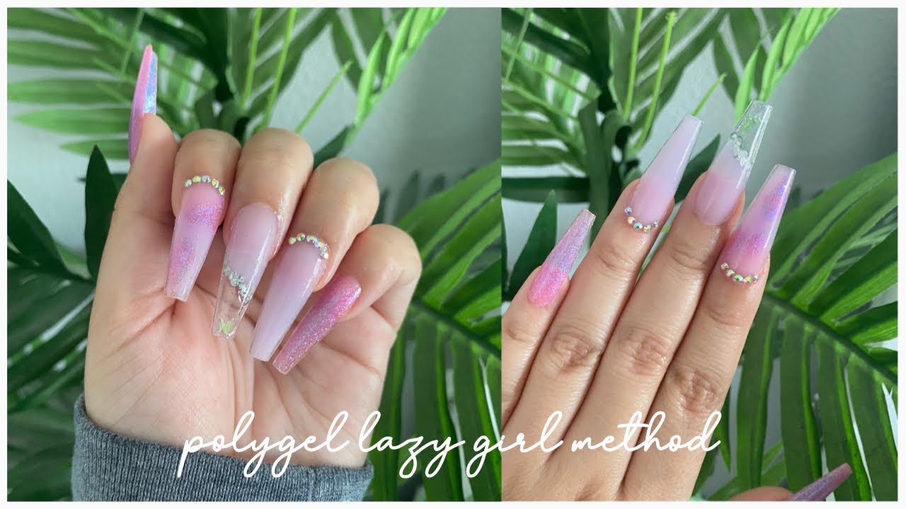 Polygel Nails | Lazy Girl Method 💜