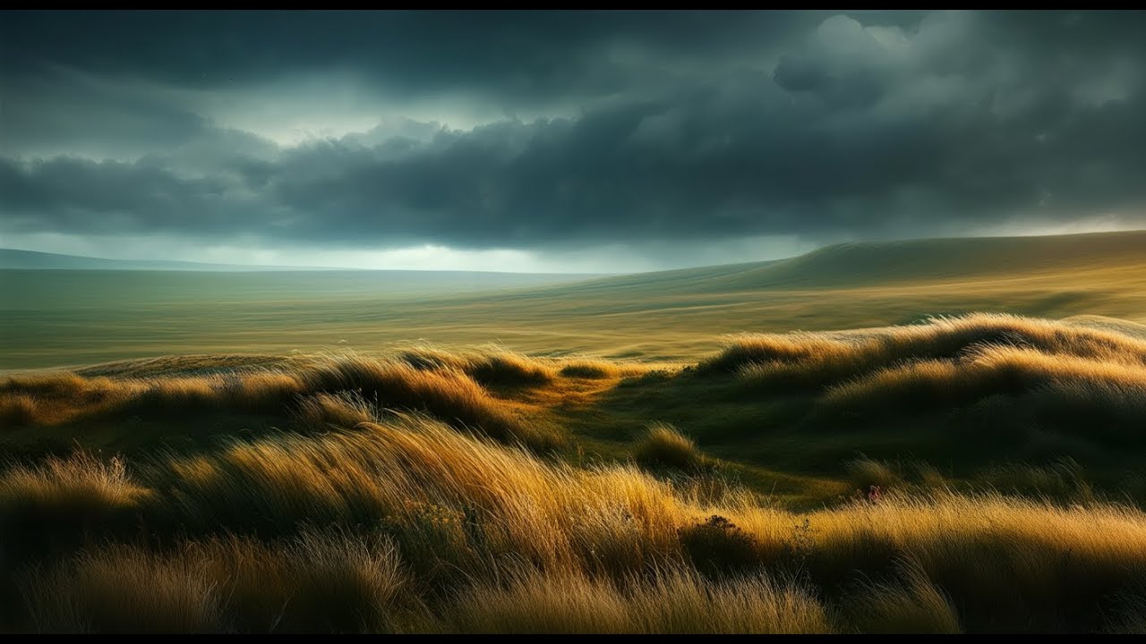 6 Horas de Paz: Viento en la Pradera 4K - Duerme, Estudia y Relájate Profundamente