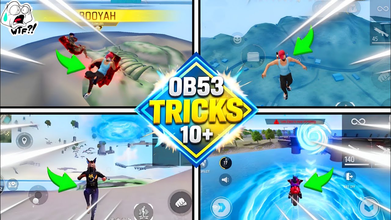 &ldquo;OB53 SECRET Underground Tricks 😱🔥 | 10+ Tricks For EASY BOOYAH 💀&rdquo;