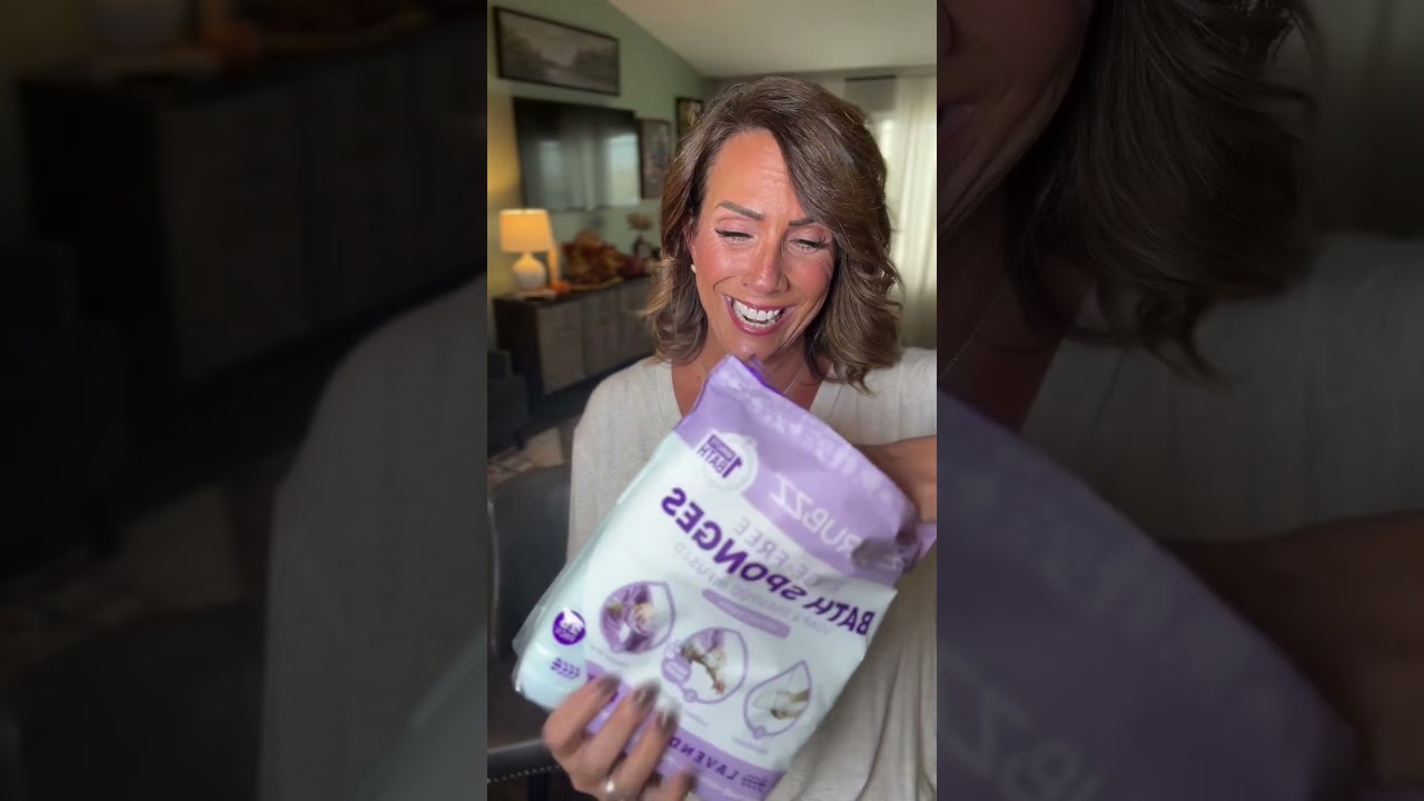 Scrubzz No-Rinse Bathing Wipes 🪷 Lavender Disposable Shower Wipes Review (2-Pack)