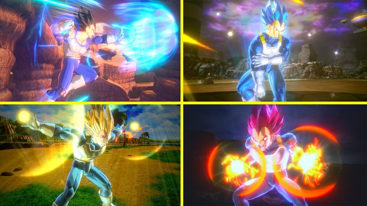 Dragon Ball Xenoverse 2 : All Vegeta's Ultimate Attacks!