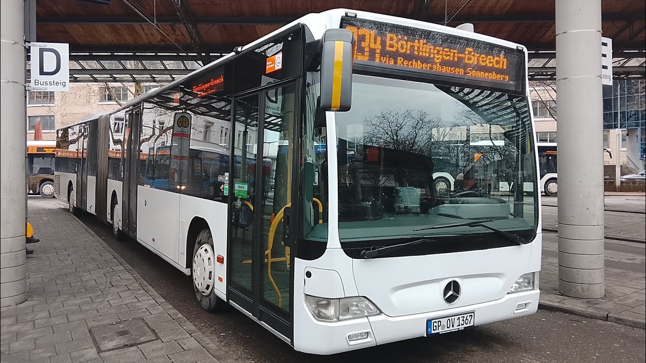 Mitfahrt: OVG Göppingen Mercedes Benz Citaro O530 Facelift G Wagennummer 67 