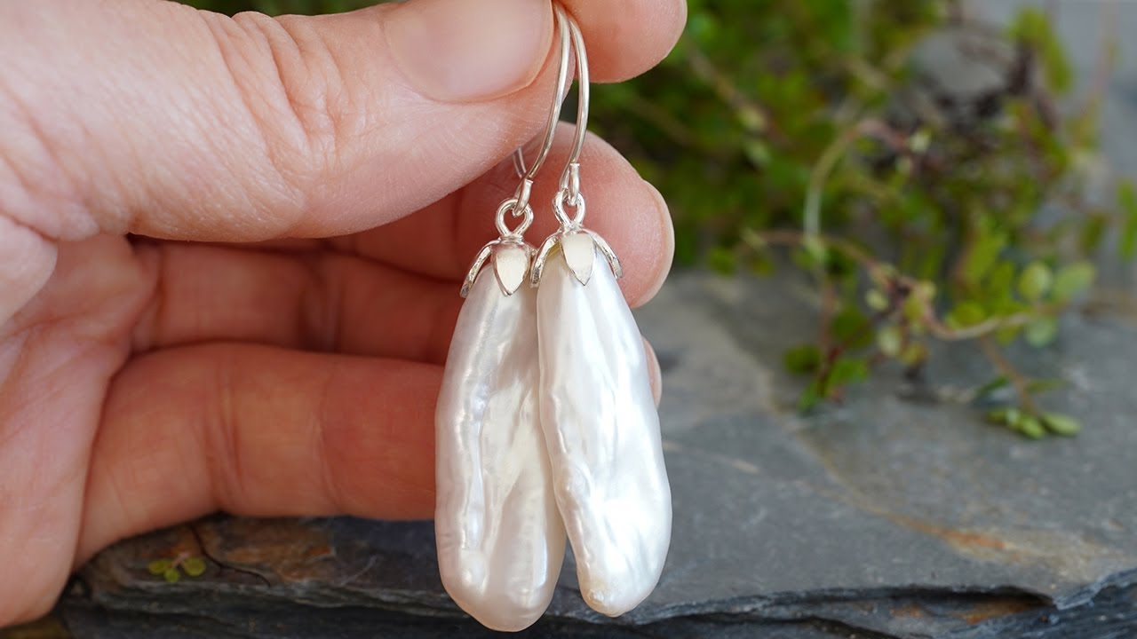Making Dangle Earrings with Pearls and Silver