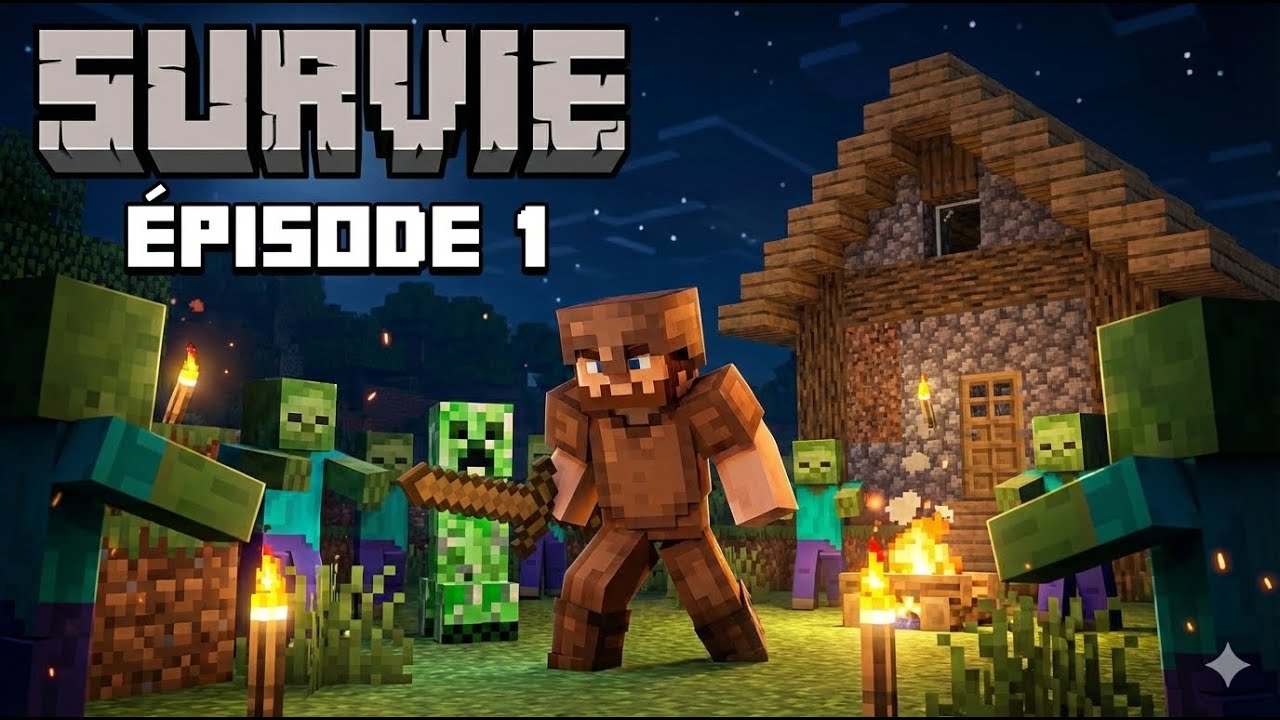 Le MEILLEUR début de survie Minecraft (épisode 1)
