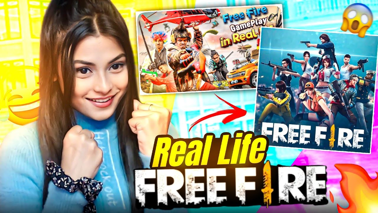FREE FIRE IN REAL LIFE😳| FUNNY VIDEO EVER😂 | Reaction | #freefire Ft.@amitff2.077 @DesiArmyy