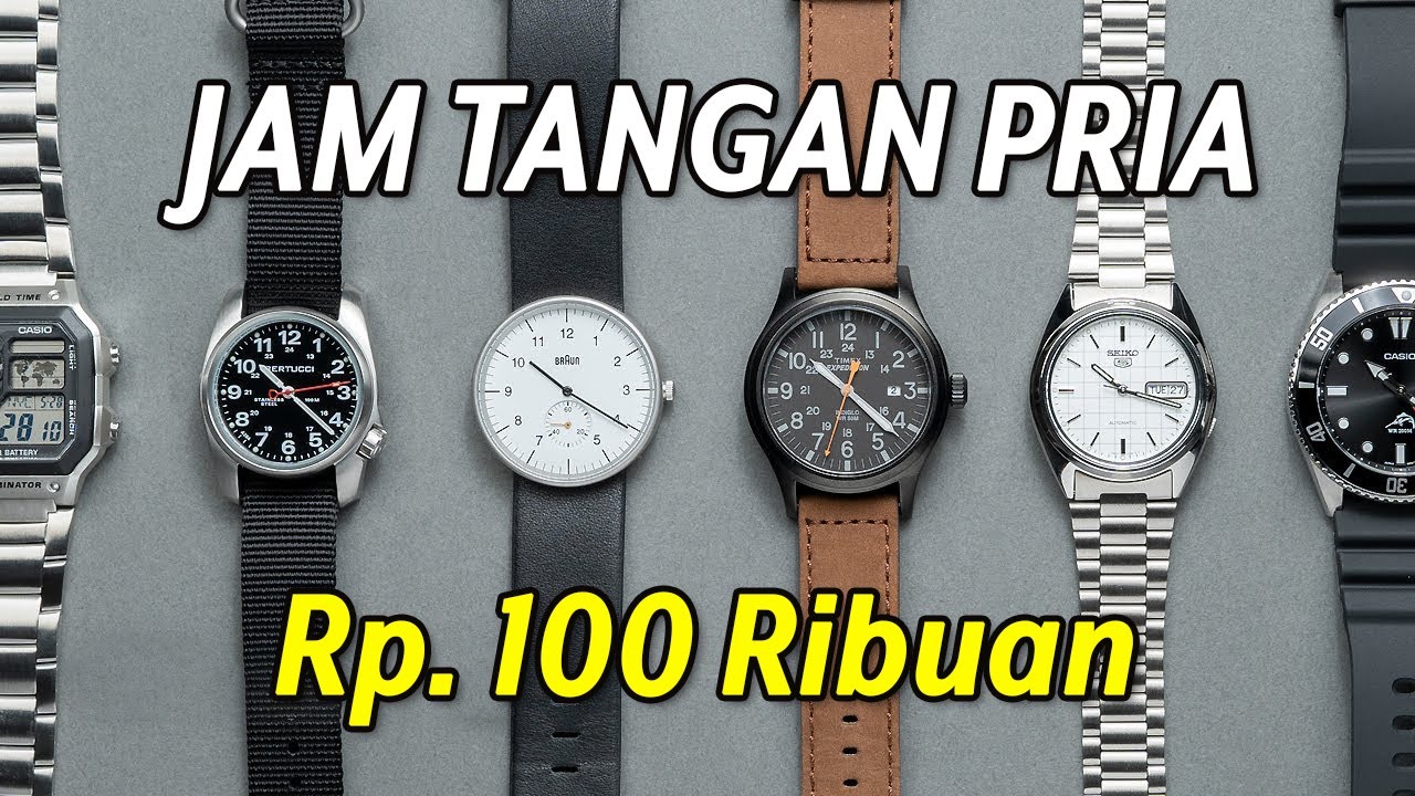 7 Rekomendasi JAM TANGAN PRIA Murah BERKUALITAS desain BERKELAS!