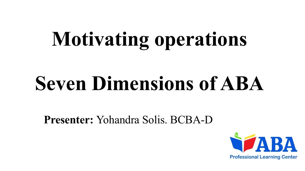 Introduction to ABA- Part 4