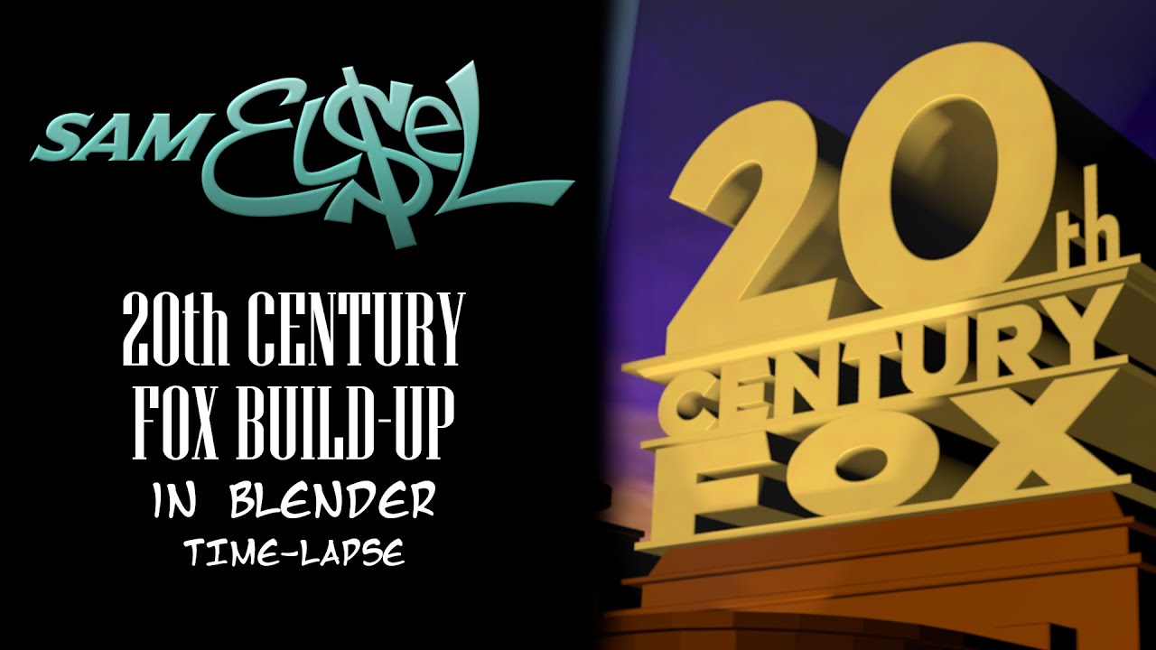 20th Century Fox in Blender  - Time Lapse