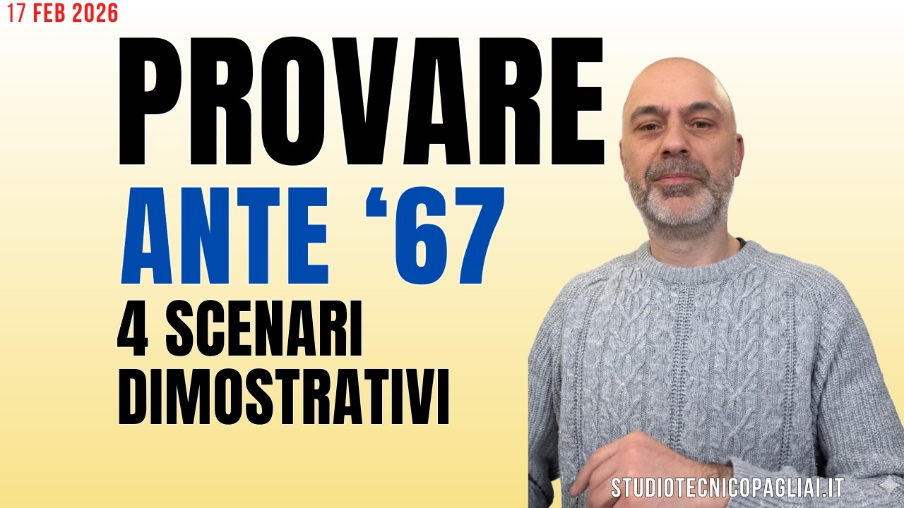 Ante ’67: assenza prove non significa abuso automatico