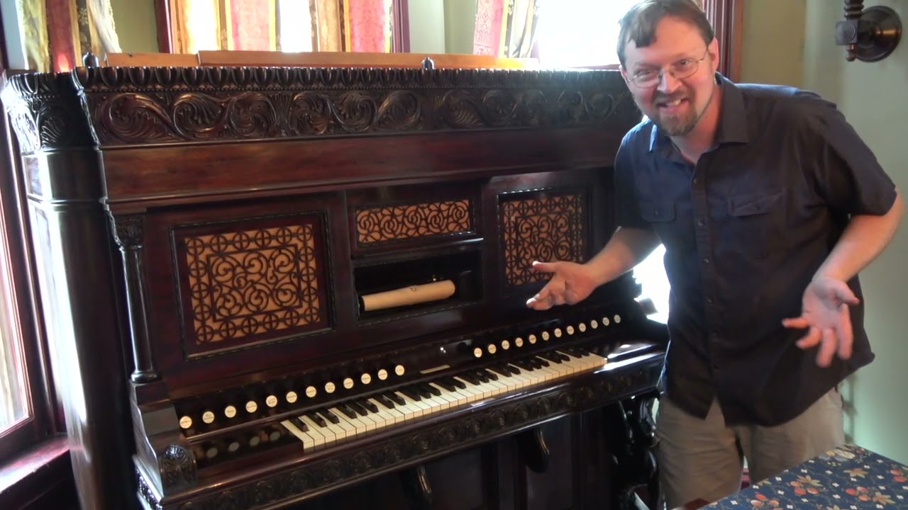 Overview of 1890s Wilcox & White player reed organ by Hans Herr