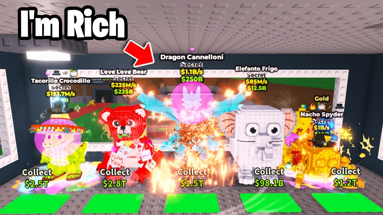 I Tested My Professional Pvper To Get RICH In Roblox Steal a Brainrot..