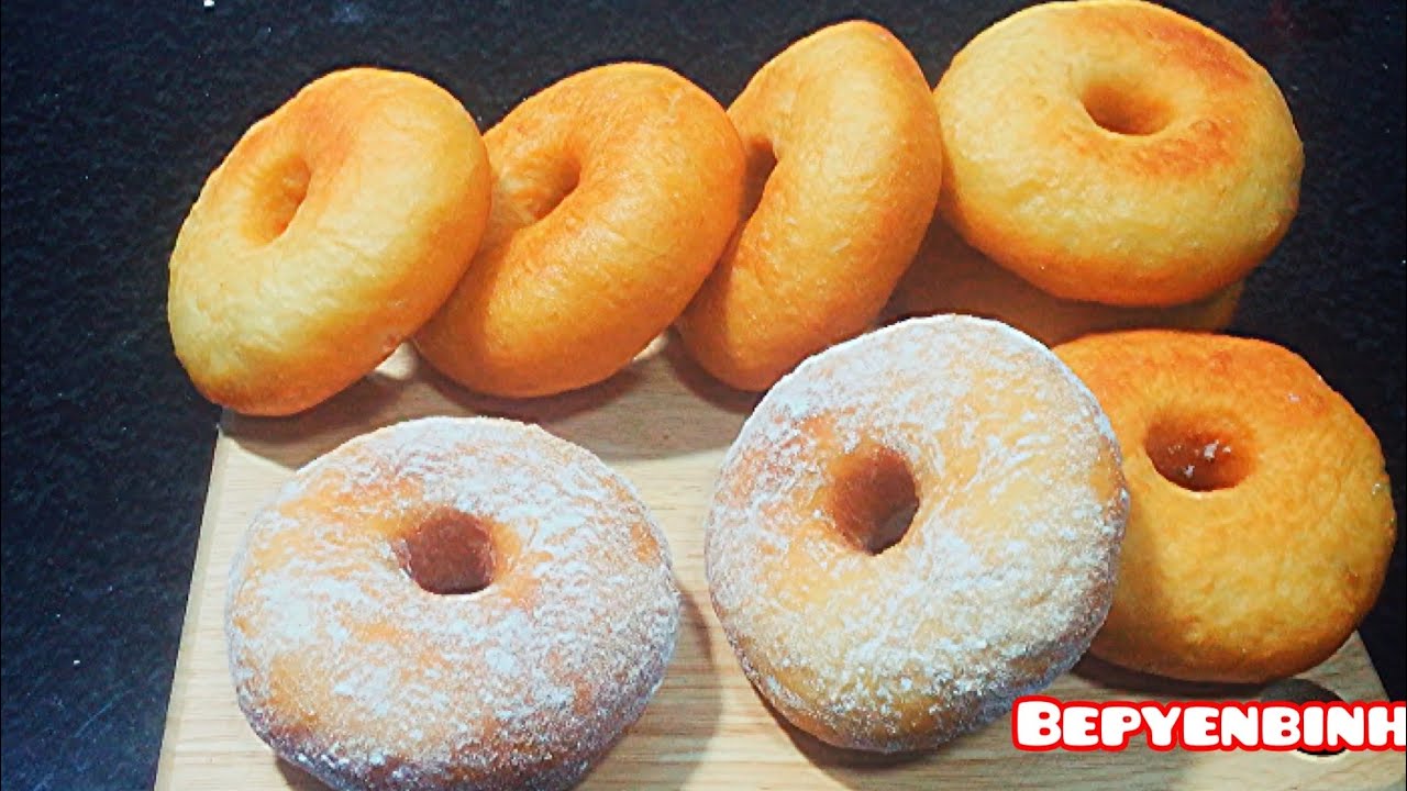 KHÔNG CẦN LÒ- BÁNH DONUTS CÔNG THỨC BẤT BẠI. CÁCH LÀM BÁNH DONUTS How to make donuts . BẾP YÊN BÌNH