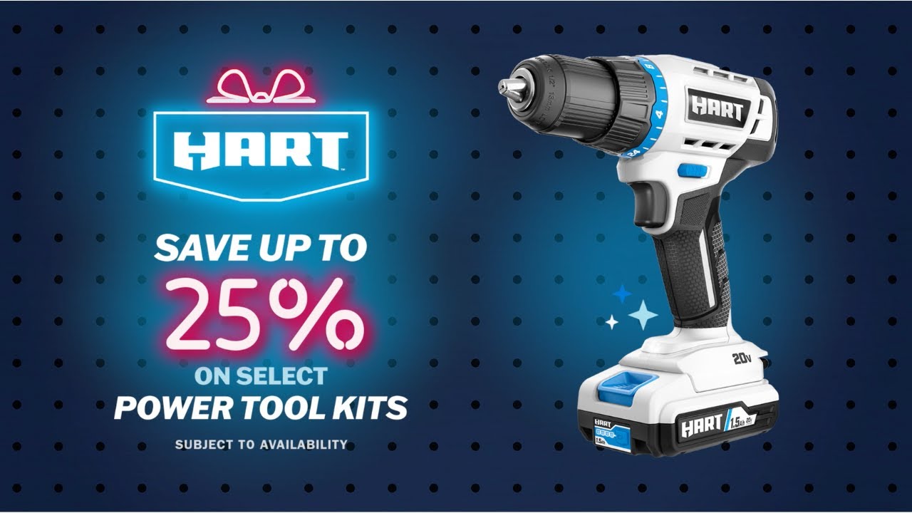 Save up to 25% on HART Tools!