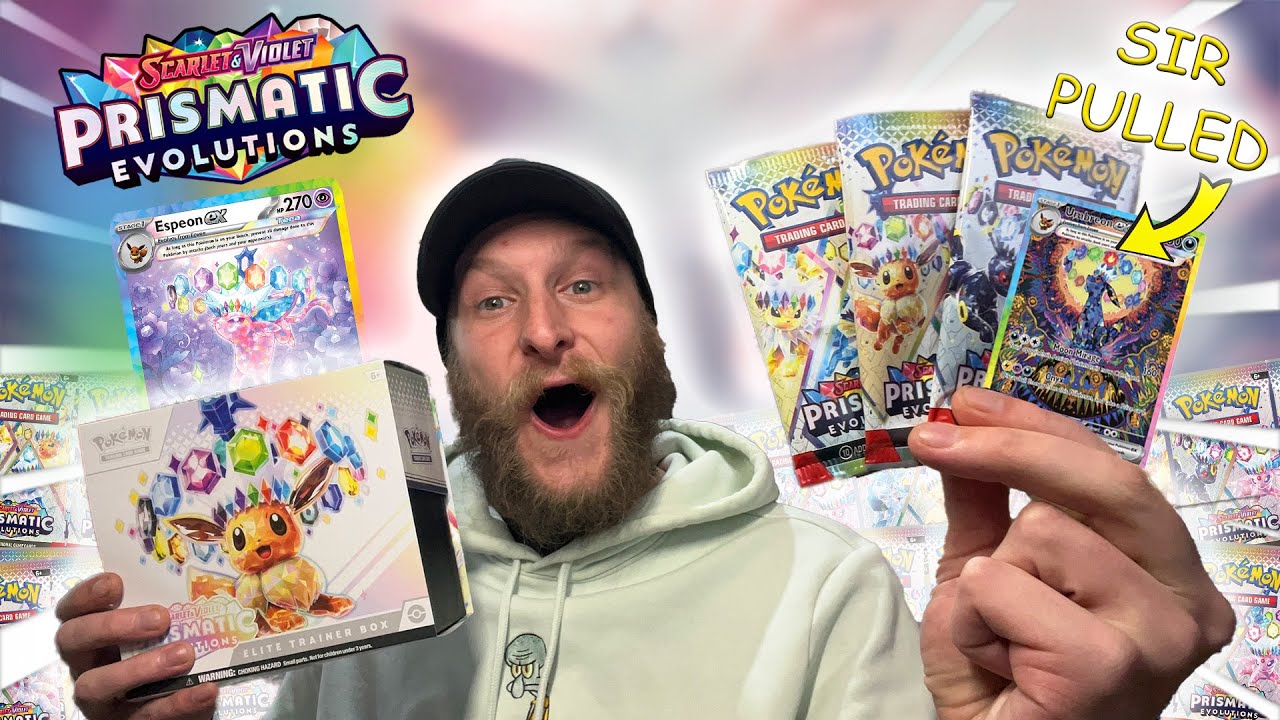How to get Pokémon's NEW set, Prismatic Evolutions on Release day!(SIR PULLED!!)