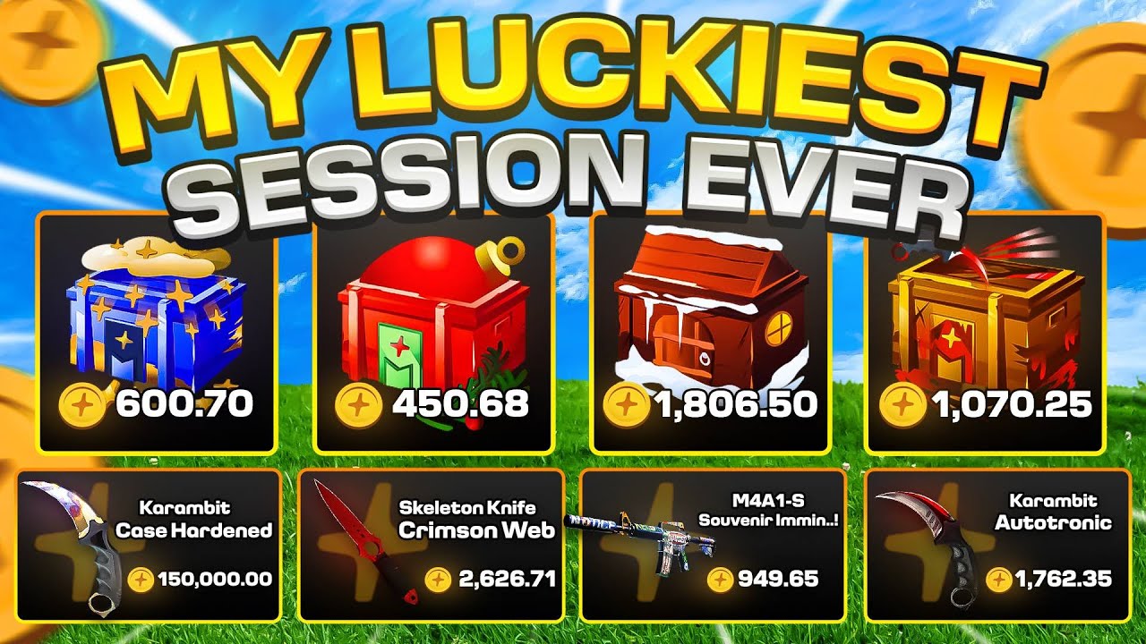 MY LUCKIEST SESSION EVER ON CASE BATTLES!!