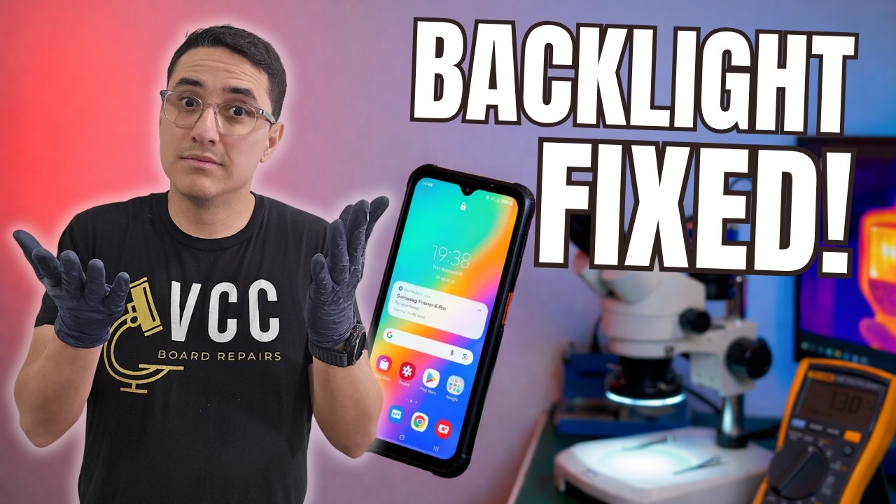 Тусклый экран Samsung XCover 6 Pro? Вот настоящее решение (микропайка).