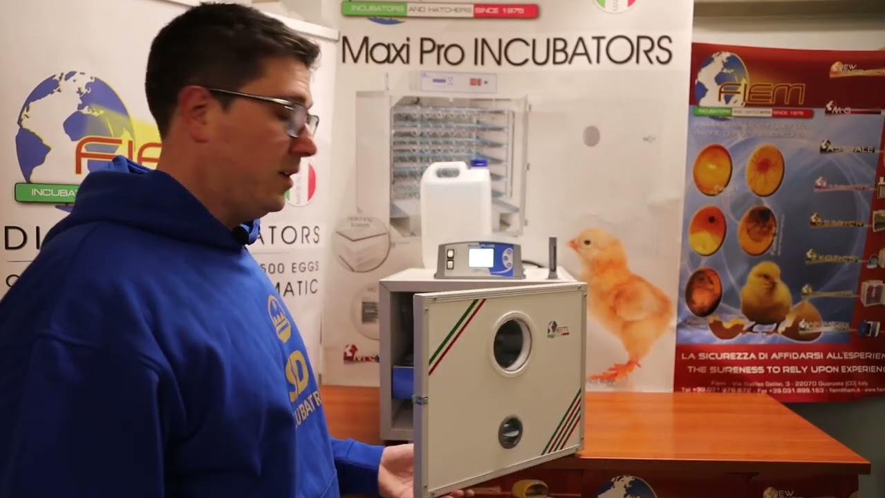 Incubatrice Fiem Mg 50 JS video tutorial - SD Incubatrici