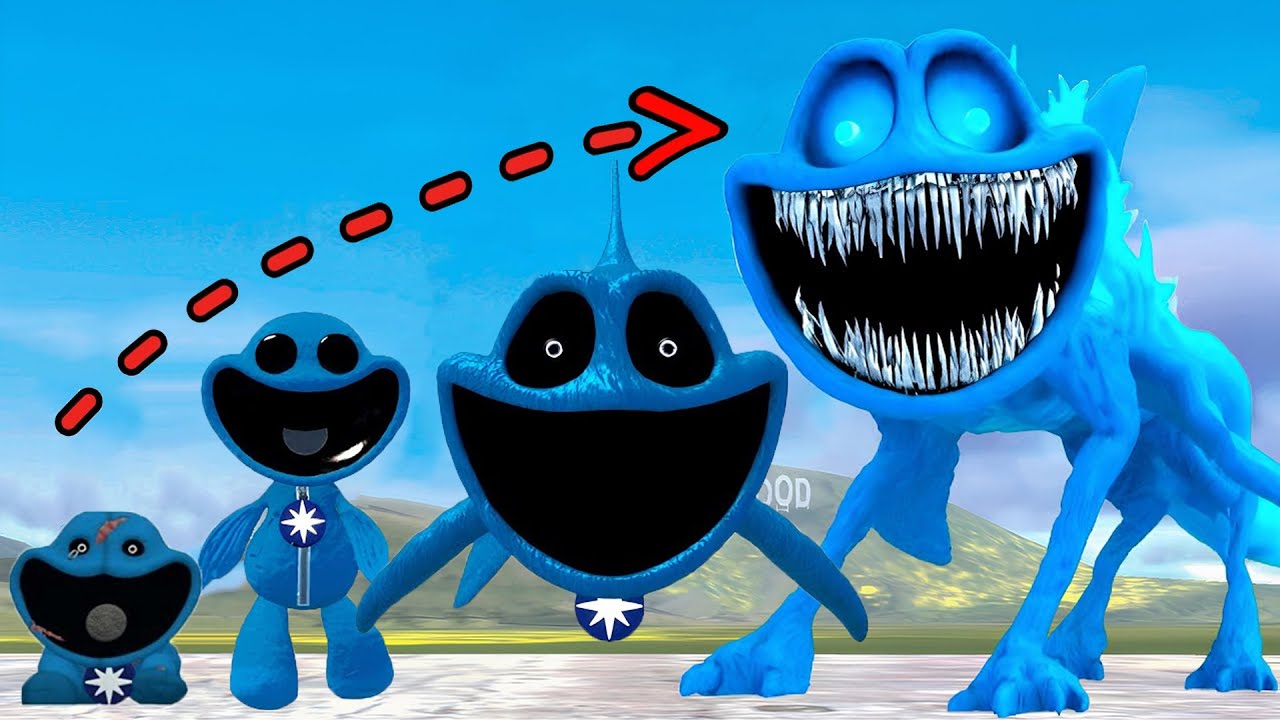 Size Comparison of Sea Monsters  Glimmer Fish Godzilla In Garry's Mod!