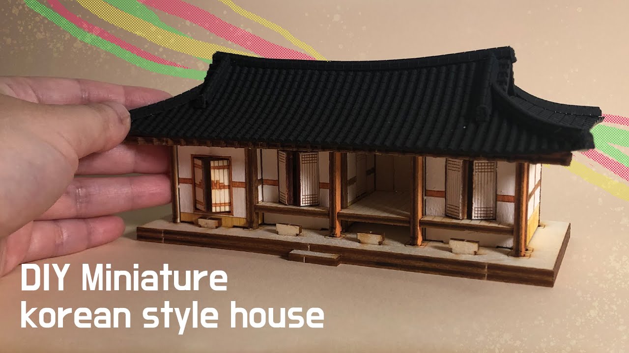 DIY Korean style house miniature  /  한옥 미니어처