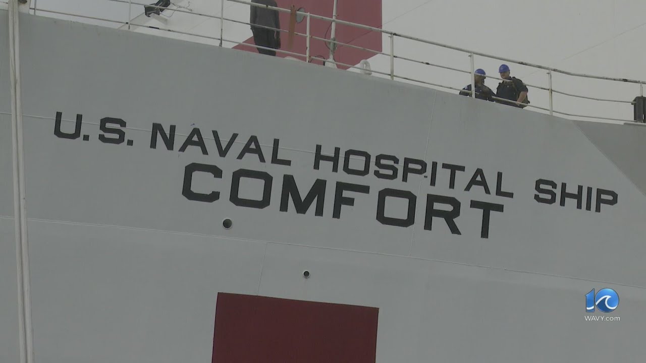 USNS Comfort deploys on three-month mission