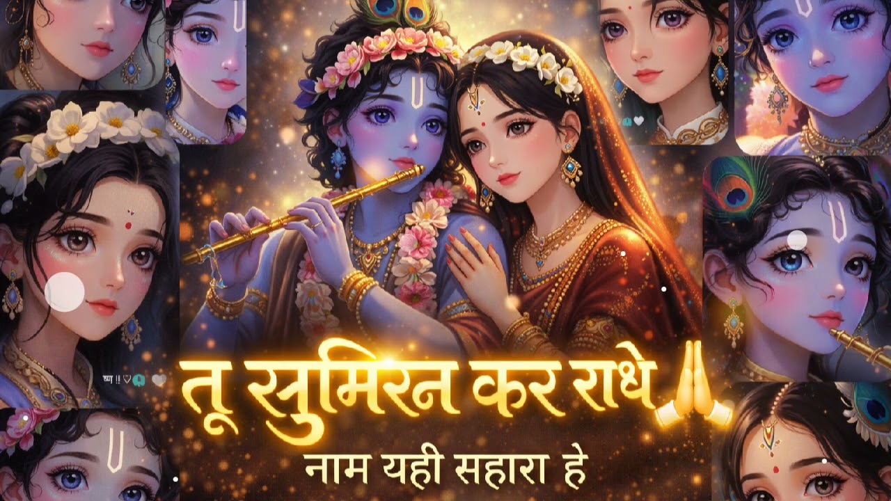 तू सुमिरन कर राधे 🙏 | नाम यही सहारा है | Radha Krishna Bhajan | Radhe Radhe