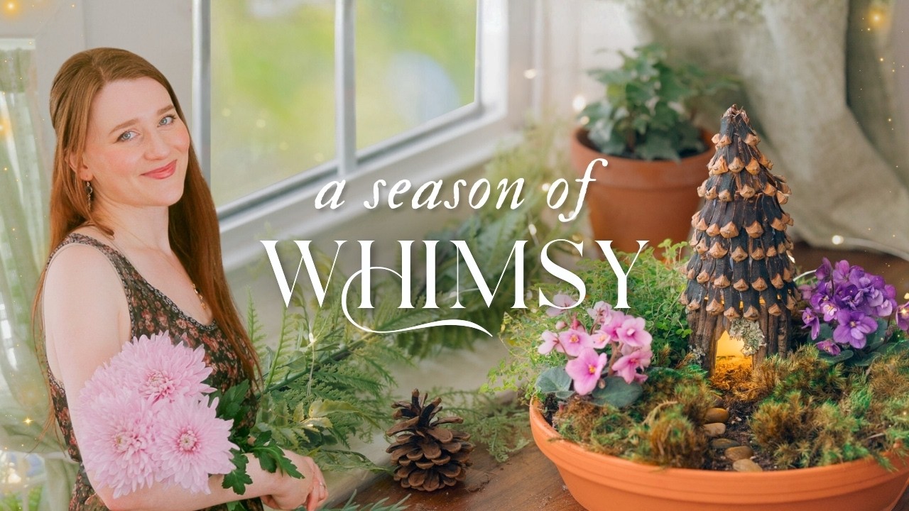 getting ready for spring 🌸 whimsical fairy garden, spring bucket list, favorite books & movies