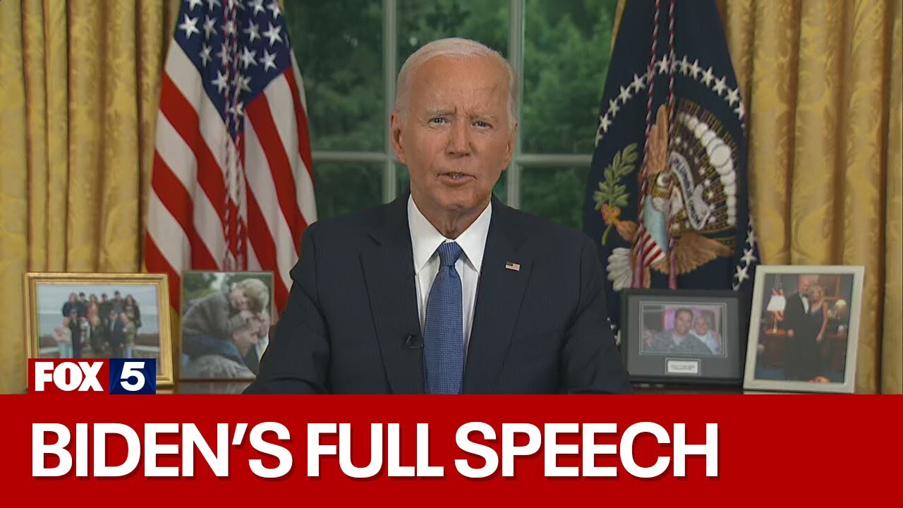 FULL SPEECH: President Biden explains decision to step aside, not seek reelection